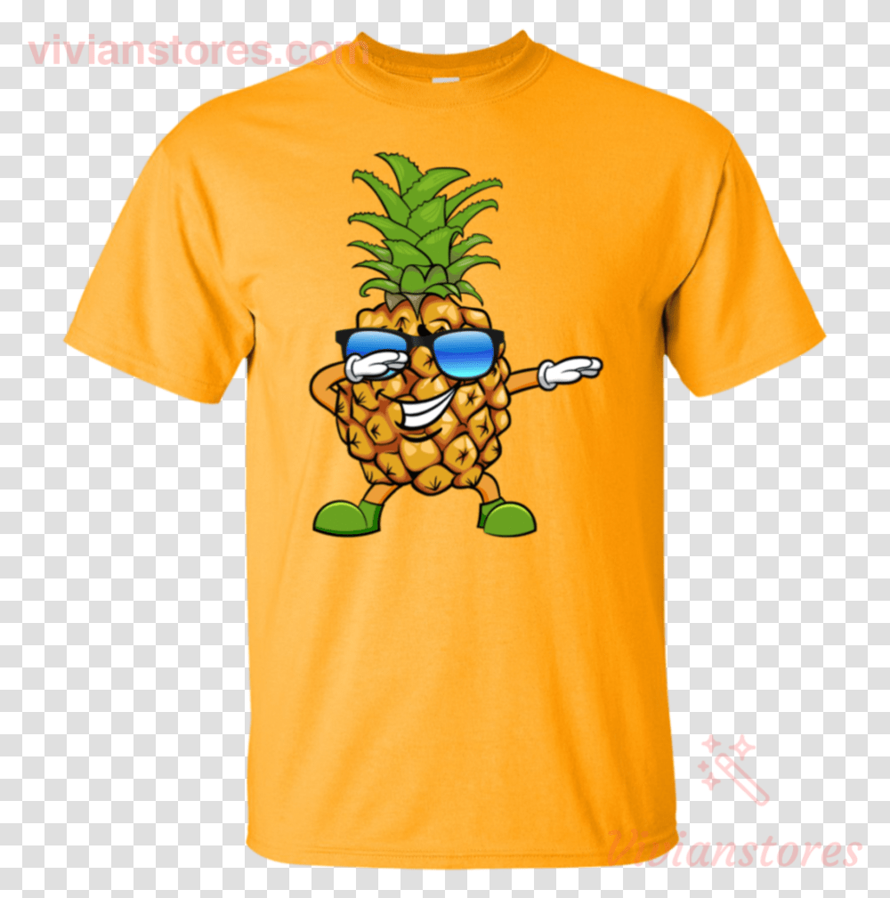 Pineapple Dabbing Sunglasses Aloha Beaches T Shirt T Shirt, T-Shirt, Plant, Potted Plant Transparent Png