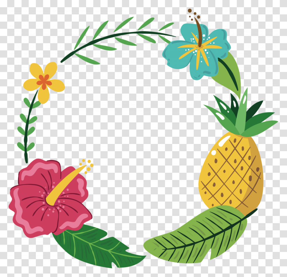 Pineapple Decoration Unique Pineapple Icon Yellow Pineapple Marcos De, Plant, Fruit, Food, Flower Transparent Png