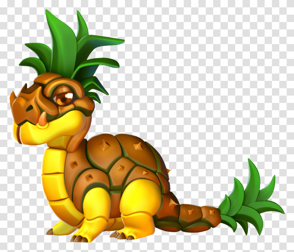 Pineapple Dragon, Toy, Plant, Fruit, Food Transparent Png