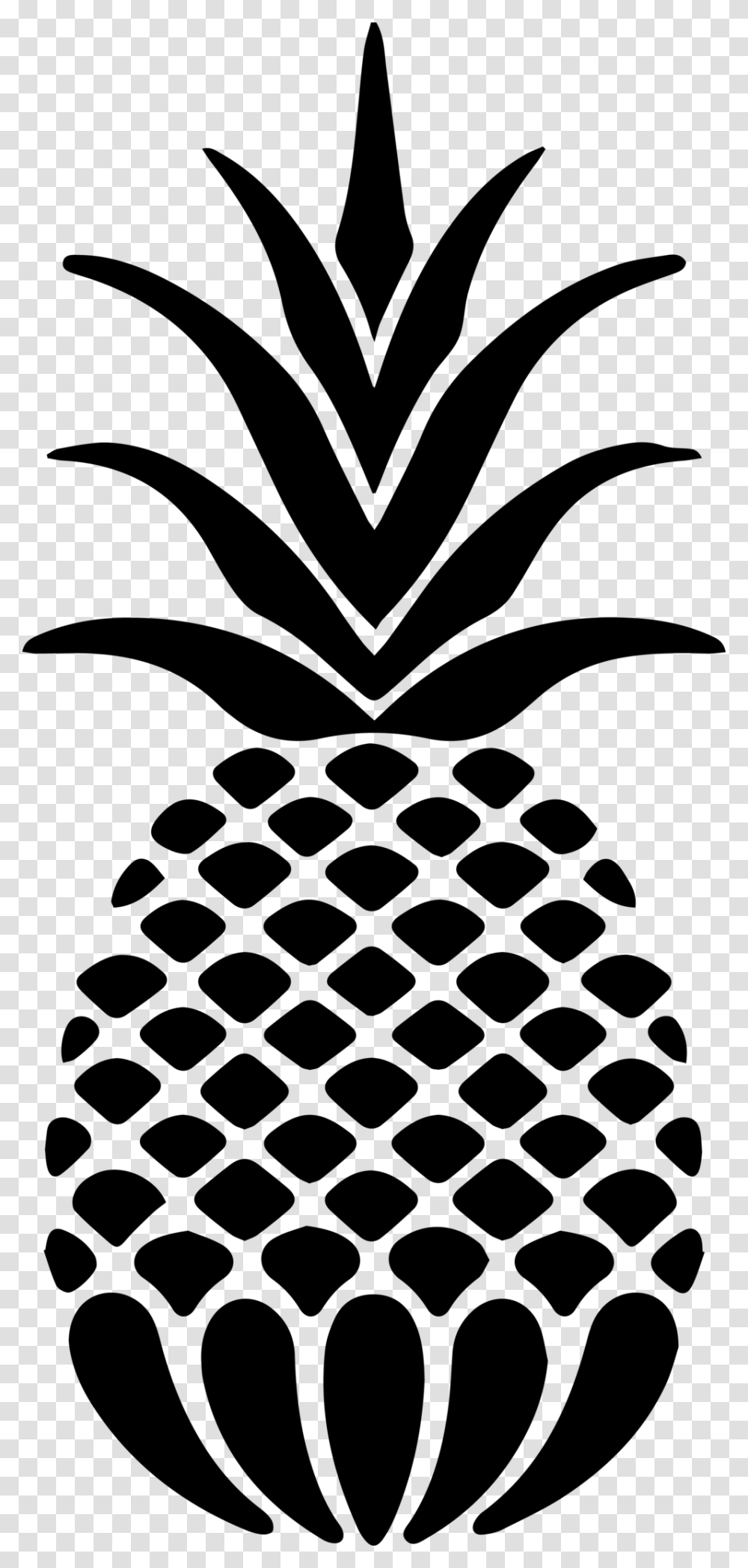 Pineapple Drawing Pineapple Black And White, Gray, World Of Warcraft Transparent Png