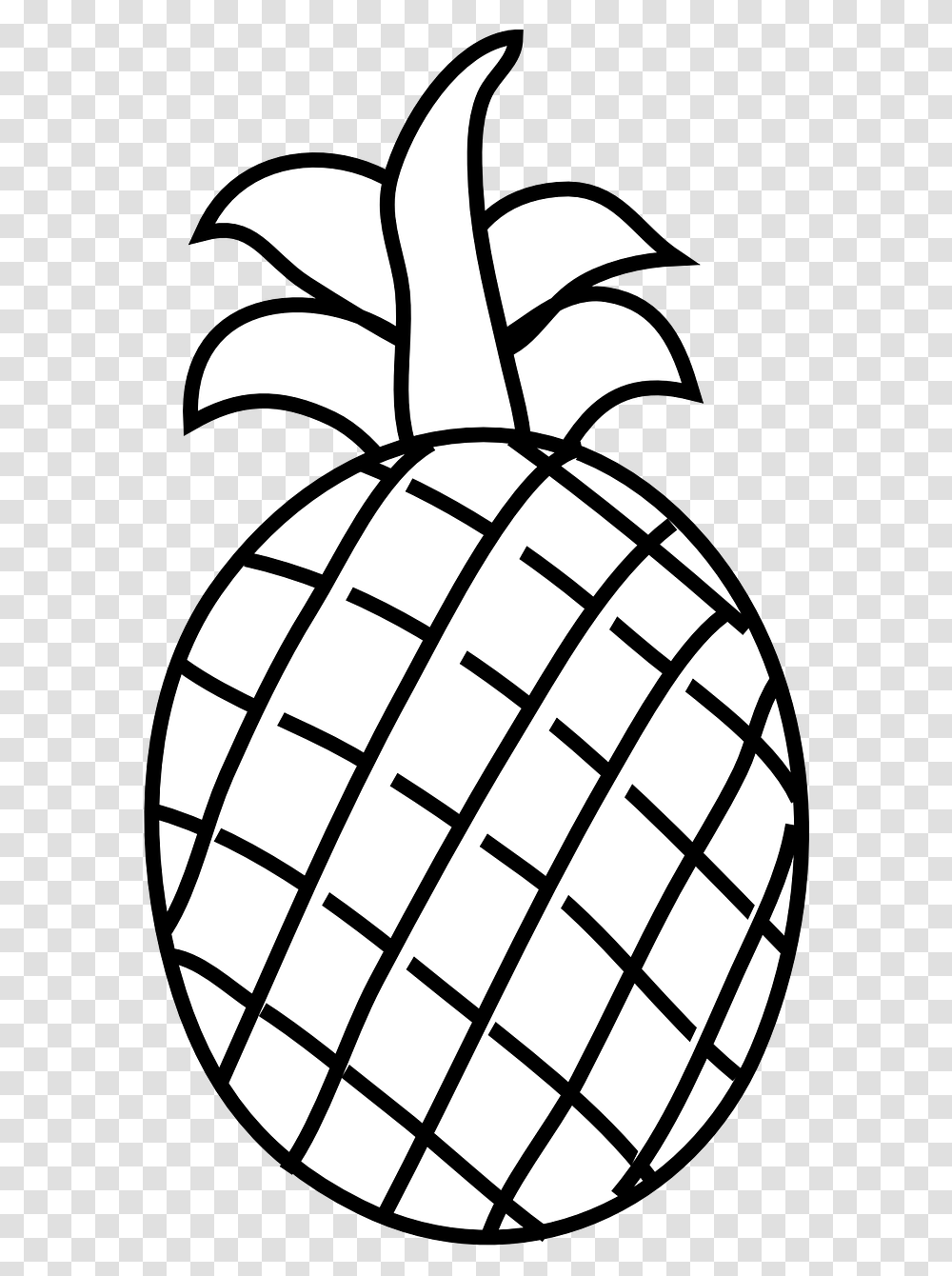 Pineapple Drawing Pineapple Fruit Food Plant Image Pineapple Clip Art, Bomb, Weapon, Weaponry, Diamond Transparent Png