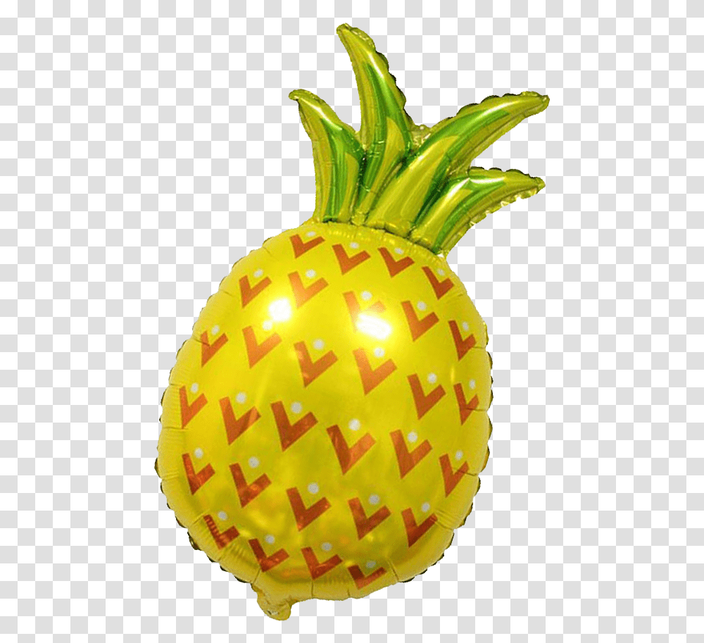 Pineapple Emoji Pineapple Foil Balloon, Plant, Food, Fruit, Vegetable Transparent Png