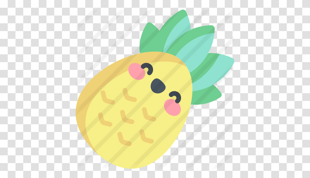 Pineapple Free Food Icons Illustration, Tennis Ball, Plant, Dessert, Cream Transparent Png