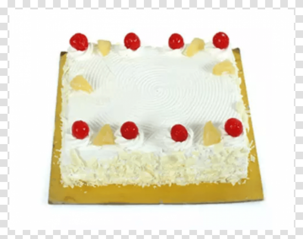 Pineapple Fresh Cream Cake Pineapple Cake, Birthday Cake, Dessert, Food, Creme Transparent Png