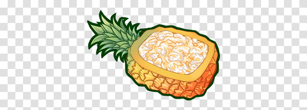 Pineapple Fried Rice Food Fantasy Wiki Fandom Pineapple Fried Rice Illustration, Plant, Fruit Transparent Png
