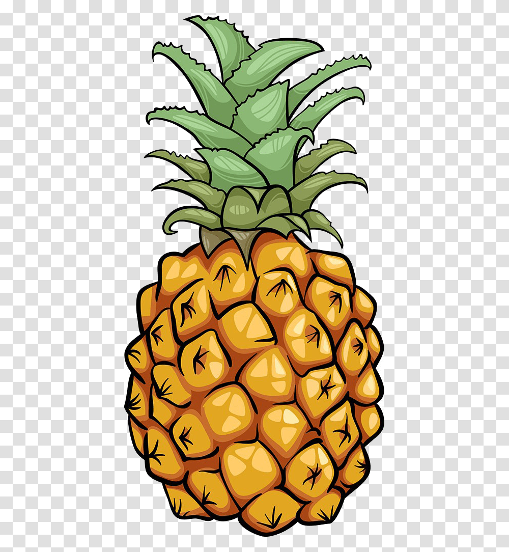 Pineapple Fruit Icon Cartoon Pineapple Clipart, Plant, Food Transparent Png