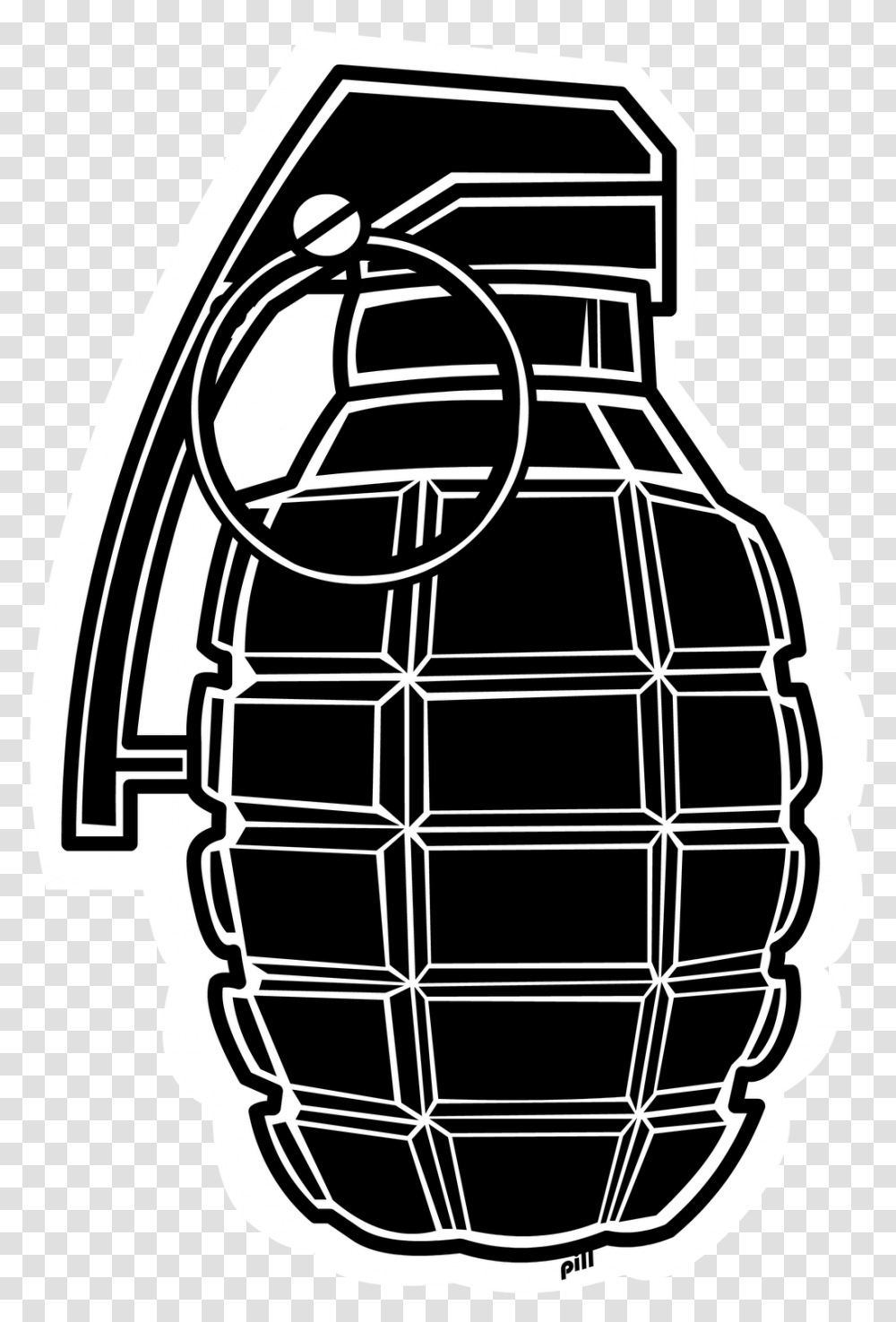 Pineapple Grenade Grenade, Bomb, Weapon, Weaponry Transparent Png