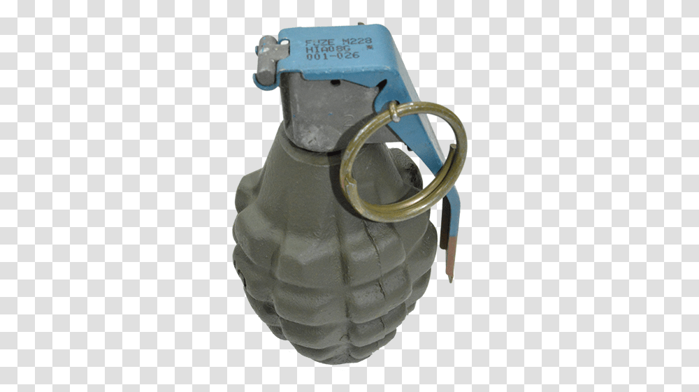 Pineapple Hand Grenade Dummy Mk 2 Grenade, Weapon, Weaponry, Bomb, Helmet Transparent Png