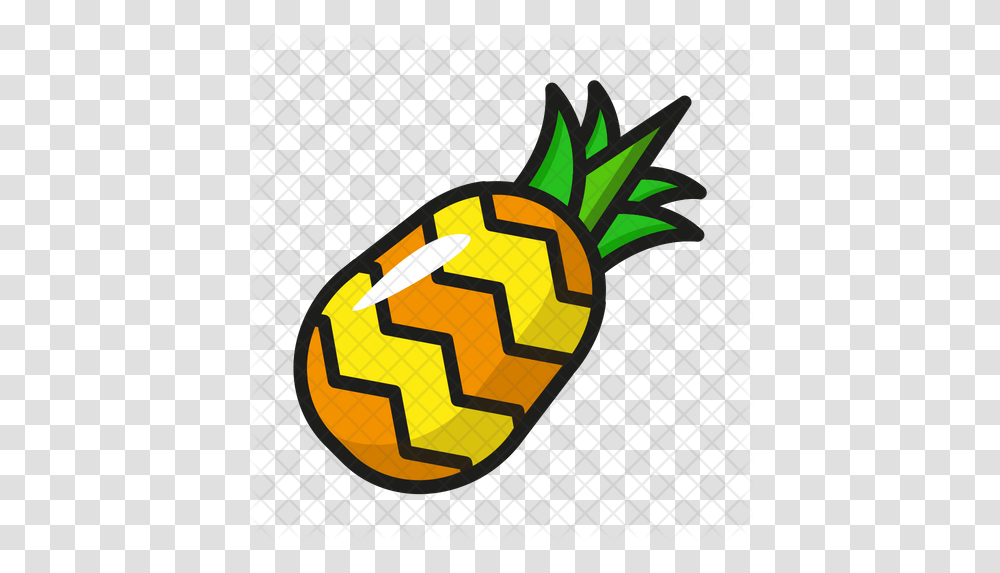 Pineapple Icon Pineapple, Pac Man, Symbol, Logo, Trademark Transparent Png