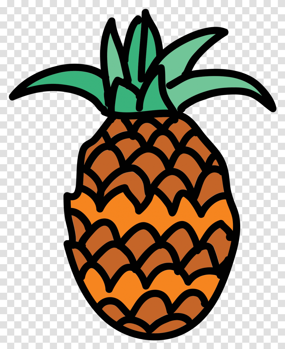 Pineapple Icon Vector Fruits Doodle Pineapple Fruit Doodle, Plant Transparent Png
