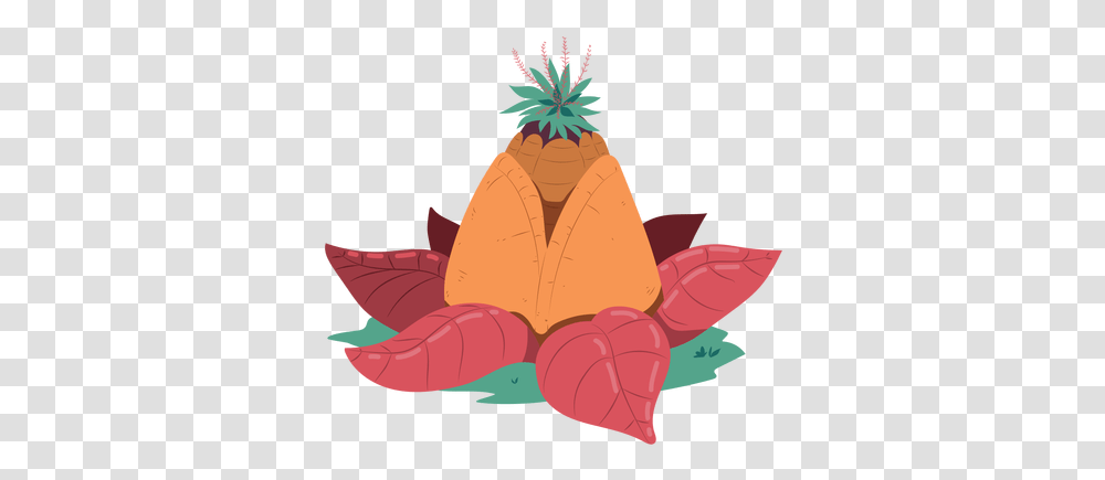 Pineapple Leaf Pyramid Illustration & Svg Illustration, Animal, Plant, Invertebrate, Sea Life Transparent Png