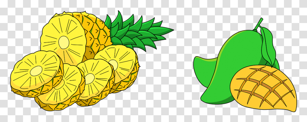 Pineapple Mango Fruit, Plant, Food Transparent Png