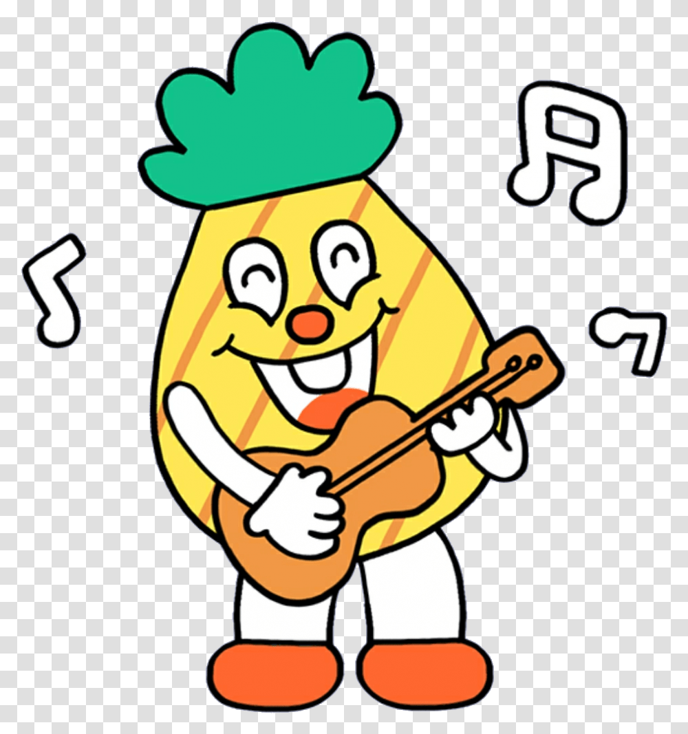 Pineapple Mochi Kawaii Cute Softbot Cartoon, Performer, Number Transparent Png