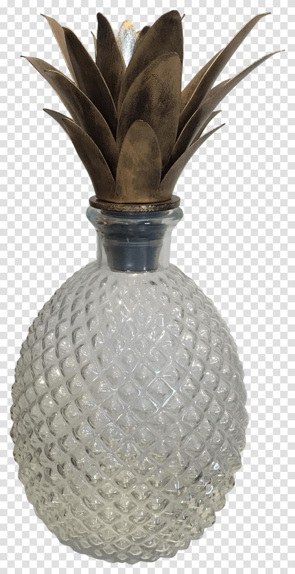 Pineapple Outline Pineapple, Bottle, Cosmetics, Lamp, Perfume Transparent Png