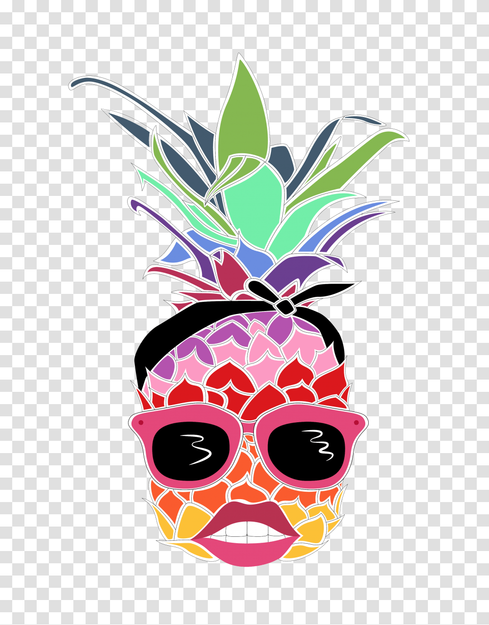 Pineapple Pin Up Steemkr, Head, Floral Design Transparent Png