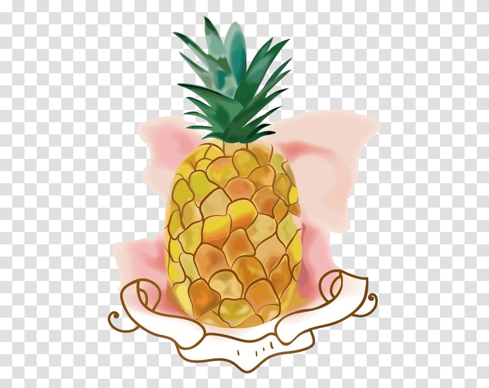 Pineapple Pineapple, Plant, Fruit, Food, Birthday Cake Transparent Png