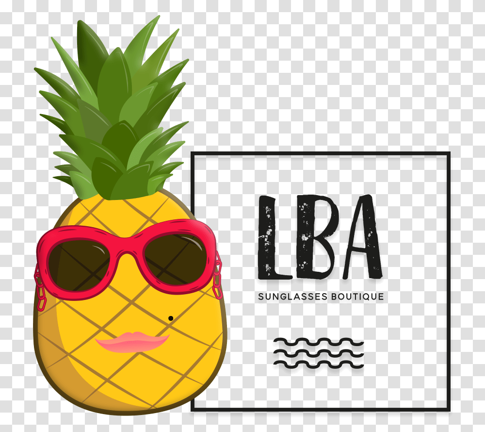 Pineapple, Plant, Fruit, Food, Sunglasses Transparent Png