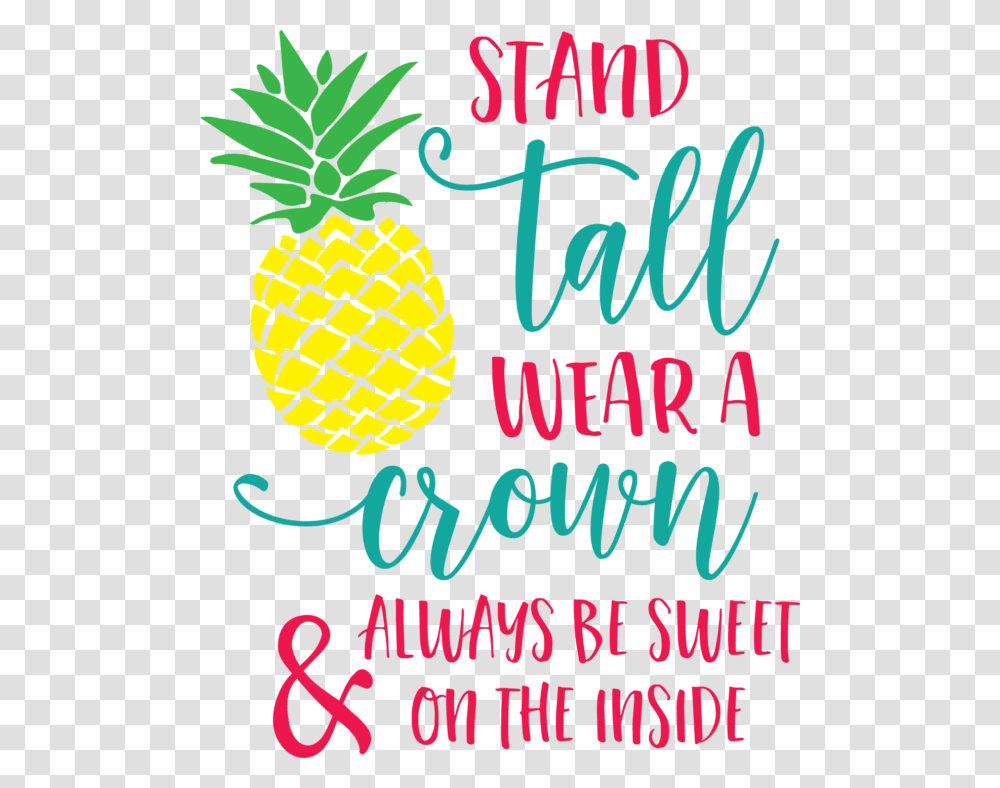 Pineapple Quote, Plant, Fruit, Food Transparent Png