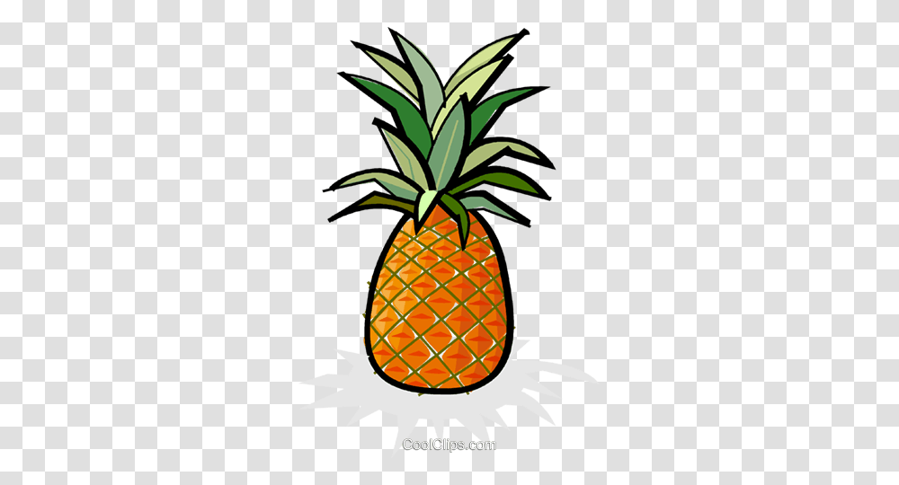 Pineapple Royalty Free Vector Clip Art Illustration, Plant, Fruit, Food Transparent Png