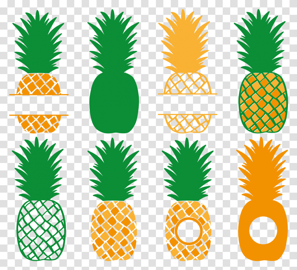 Pineapple Silhouette Pineapple Svg Name Free, Plant, Fruit, Food Transparent Png