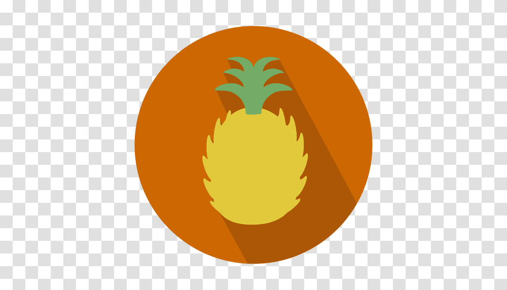 Pineapple Sliced Circle Icon, Plant, Fruit, Food, Pumpkin Transparent Png