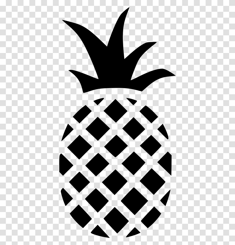 Pineapple Tropical Pineapple Icon, Rug, Stencil, Silhouette Transparent Png