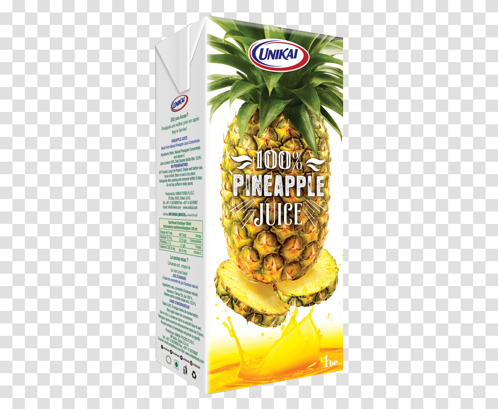 Pineapple Unikai Pineapple Juice, Plant, Fruit, Food, Menu Transparent Png