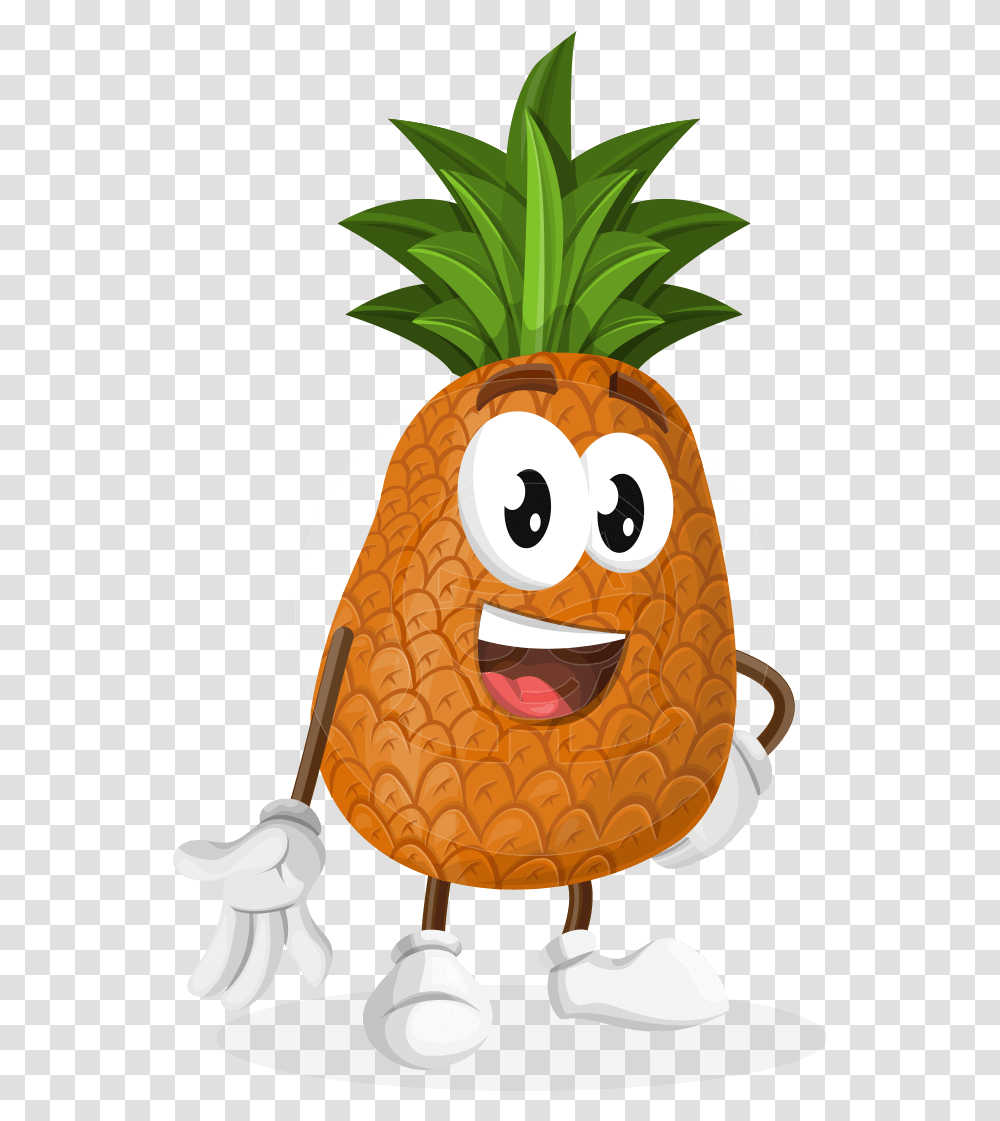 Pineapple Vector Cartoon Pineapple, Plant, Lamp, Fruit, Food Transparent Png