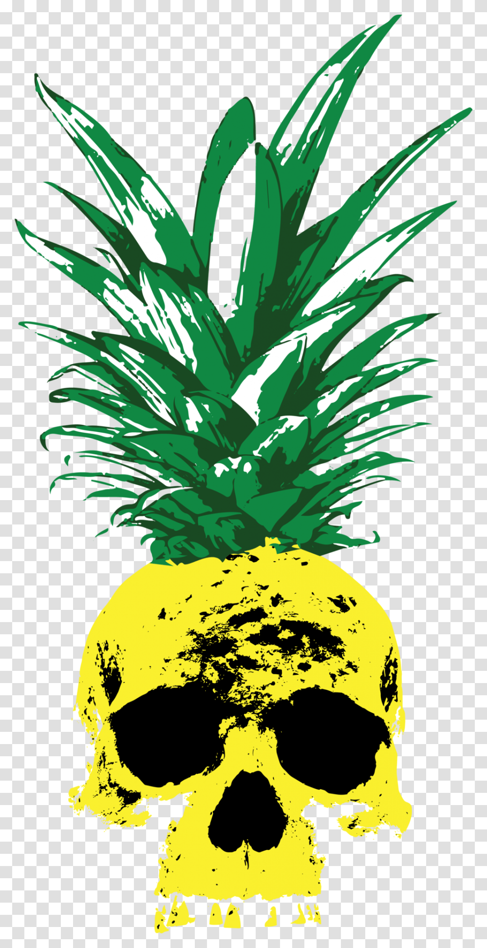 Pineappleskull, Plant, Fruit, Food, Vegetable Transparent Png