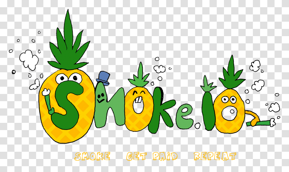 Pineapplesmokelogo Cartoon, Angry Birds, Plant Transparent Png