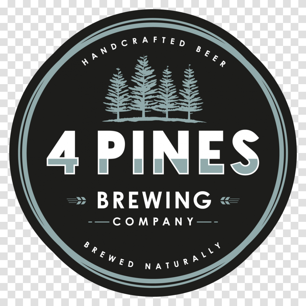 Pines Meet Ab Inbev 4 Pines Brewing Logo, Label, Word, Sticker Transparent Png
