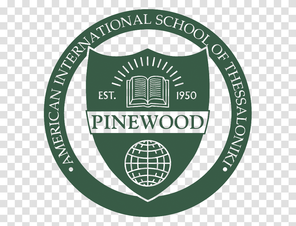 Pinewood Logo Green Pinewood The American International School Of Thessaloniki, Trademark, Label Transparent Png