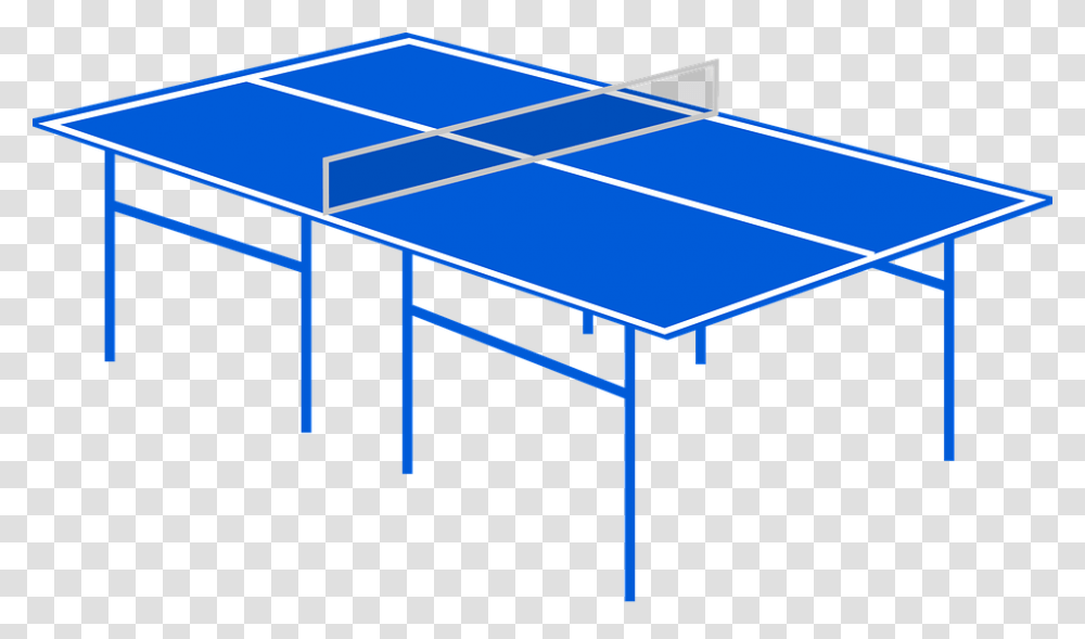 Ping Pong Table Tennis Playing Field Blue Sports Ping Pong Table Clipart Transparent Png