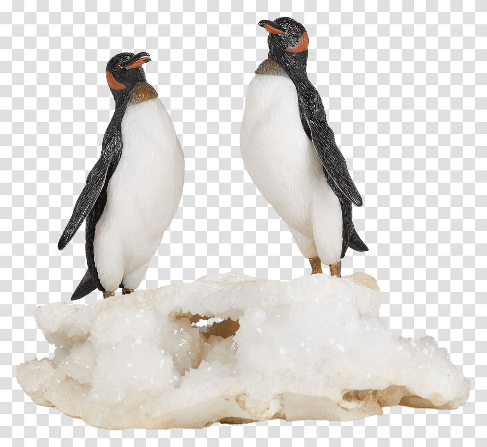 Pingu And Pinga The Penguins Sculpture Adlie Penguin, Bird, Animal, Snowman, Winter Transparent Png