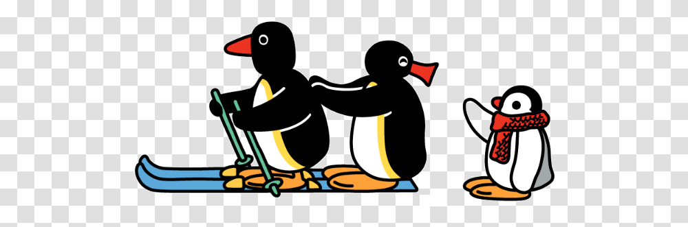 Pingu Winter Pingu, Penguin, Bird, Animal, Chair Transparent Png