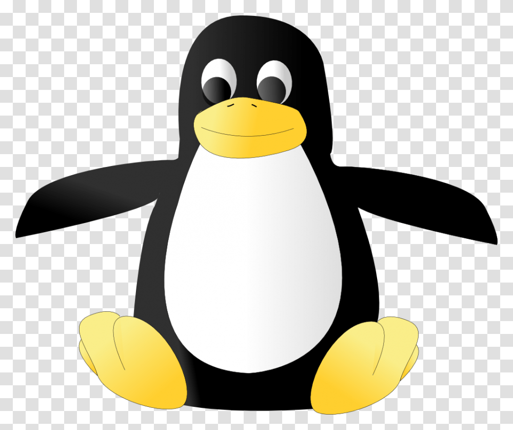 Pinguino Linux 6 Image Linux No Background, King Penguin, Bird, Animal, Lamp Transparent Png