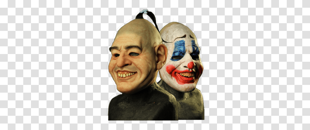 Pinhead Half Mask Visual Arts, Performer, Person, Human, Clown Transparent Png