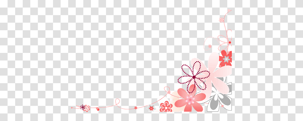 Pink Finance, Floral Design Transparent Png