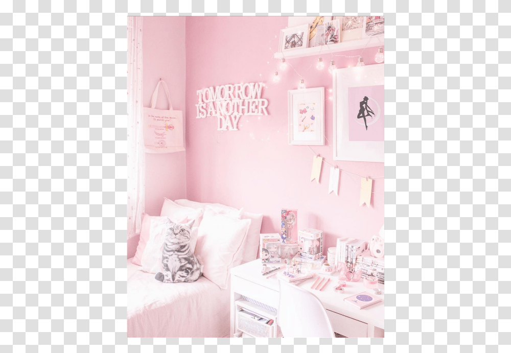 Pink Aesthetic Aesthetics Highlights Highlight Interior Design, Room, Indoors, Bedroom, Furniture Transparent Png