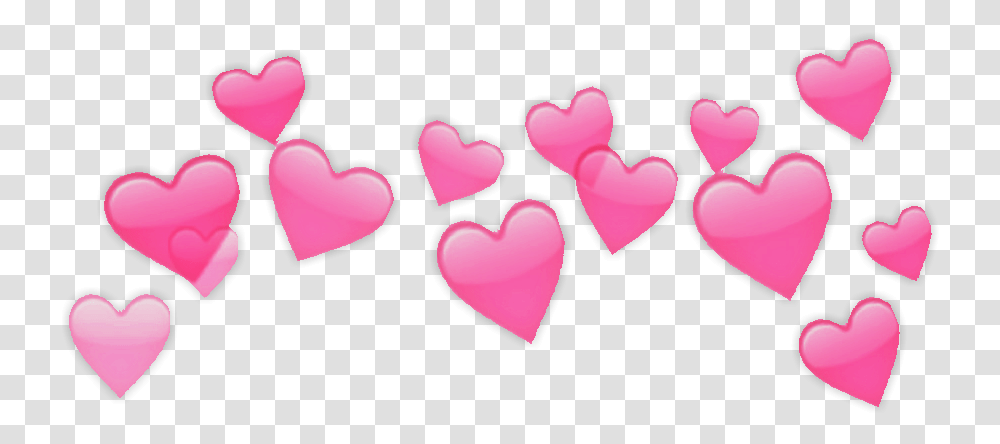 Pink Aesthetic, Heart, Cushion, Flower, Plant Transparent Png