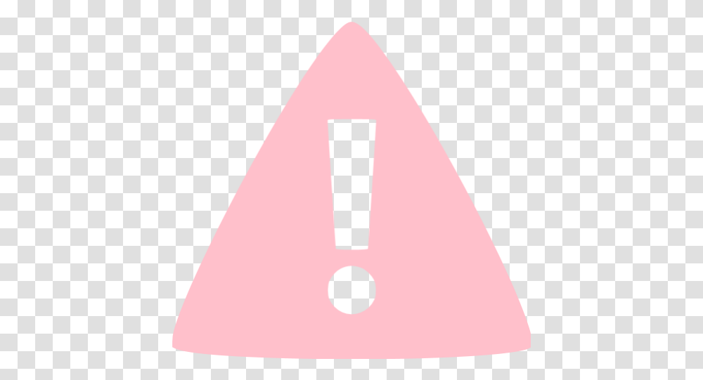 Pink Alert Icon Free Pink Alert Icons Alert Icon Pink, Triangle, Cone, Symbol, Arrowhead Transparent Png