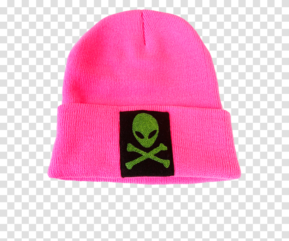 Pink Alien Beanie For Adult, Clothing, Apparel, Cap, Hat Transparent Png