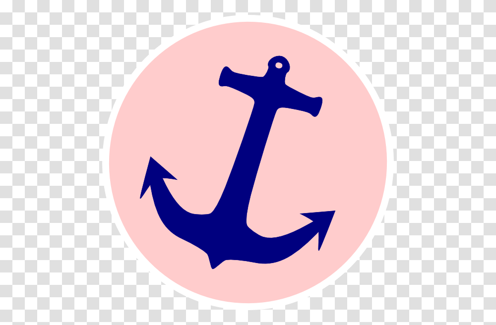 Pink Anchor Clip Art At Clker Navy And Pink Anchor, Hook Transparent Png