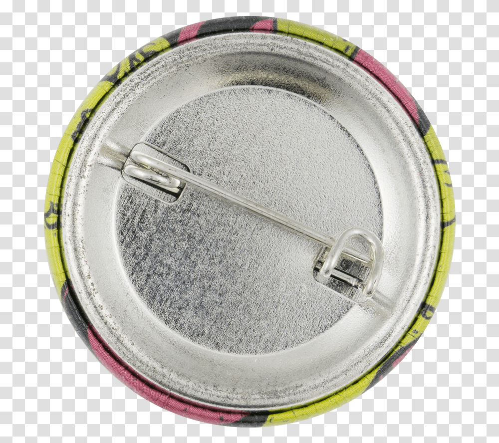 Pink And Black Stripes And Green Button Back Art Button Circle, Barrel, Tape, Keg, Lens Cap Transparent Png