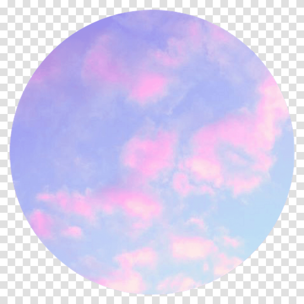 Pink And Blue Circle Logo Pastel Pink And Blue Circle, Moon, Outer Space, Night, Astronomy Transparent Png