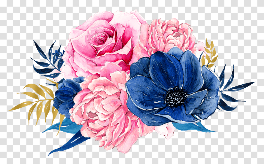 Pink And Blue Flowers Download, Plant, Blossom, Dahlia, Floral Design Transparent Png