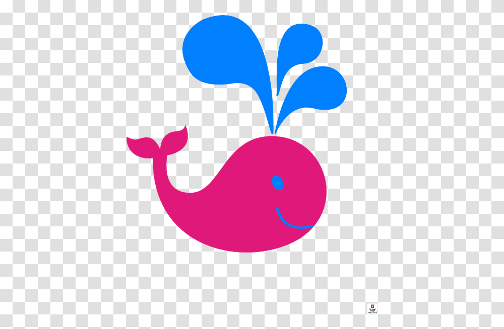 Pink And Blue Whale Clip Arts Download, Animal, Mammal, Wildlife, Bird Transparent Png