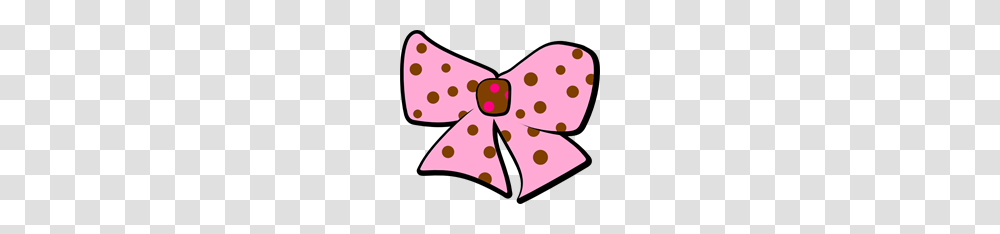 Pink And Brown Bow Clip Art For Web, Texture, Polka Dot, Photography, Hair Slide Transparent Png