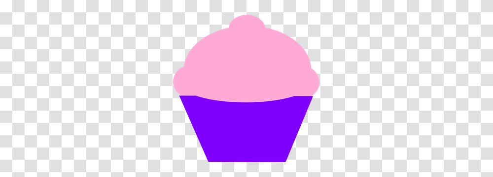 Pink And Curple Cupcake Clip Art For Web, Cone, Balloon, Cream, Dessert Transparent Png