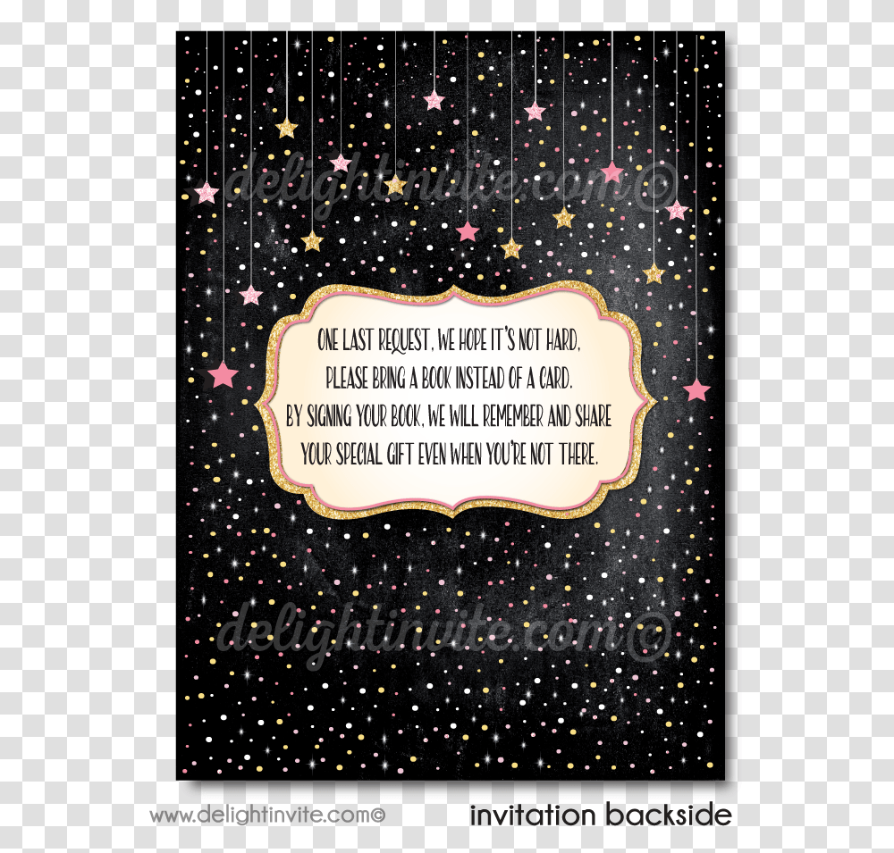 Pink And Gold Twinkle Little For Party, Poster, Advertisement, Paper, Confetti Transparent Png